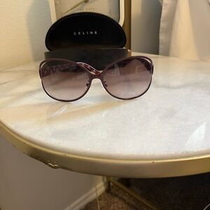 Women’s Celine designer sunglasses with case